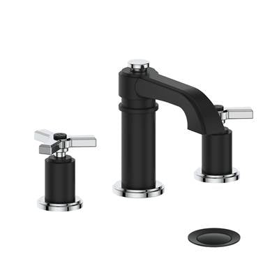 Vogt BF.Z3.1301.CB- Zehn Lavatory Faucet with Pop-Up 8' Center-to-Center Chrome Matte Black