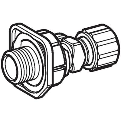 Geberit 240.847.00.1- Geberit water supply connection with integrated angle stop valve | FaucetExpress.ca
