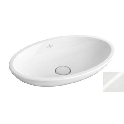 Villeroy & Boch 51510U01- Loop & Friends Surface Mounted Washbasin (Oval) | FaucetExpress.ca