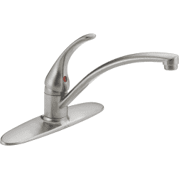 Delta B1310LF-SS Delta Foundations Single Handle Kitchen Faucet | FaucetExpress.ca