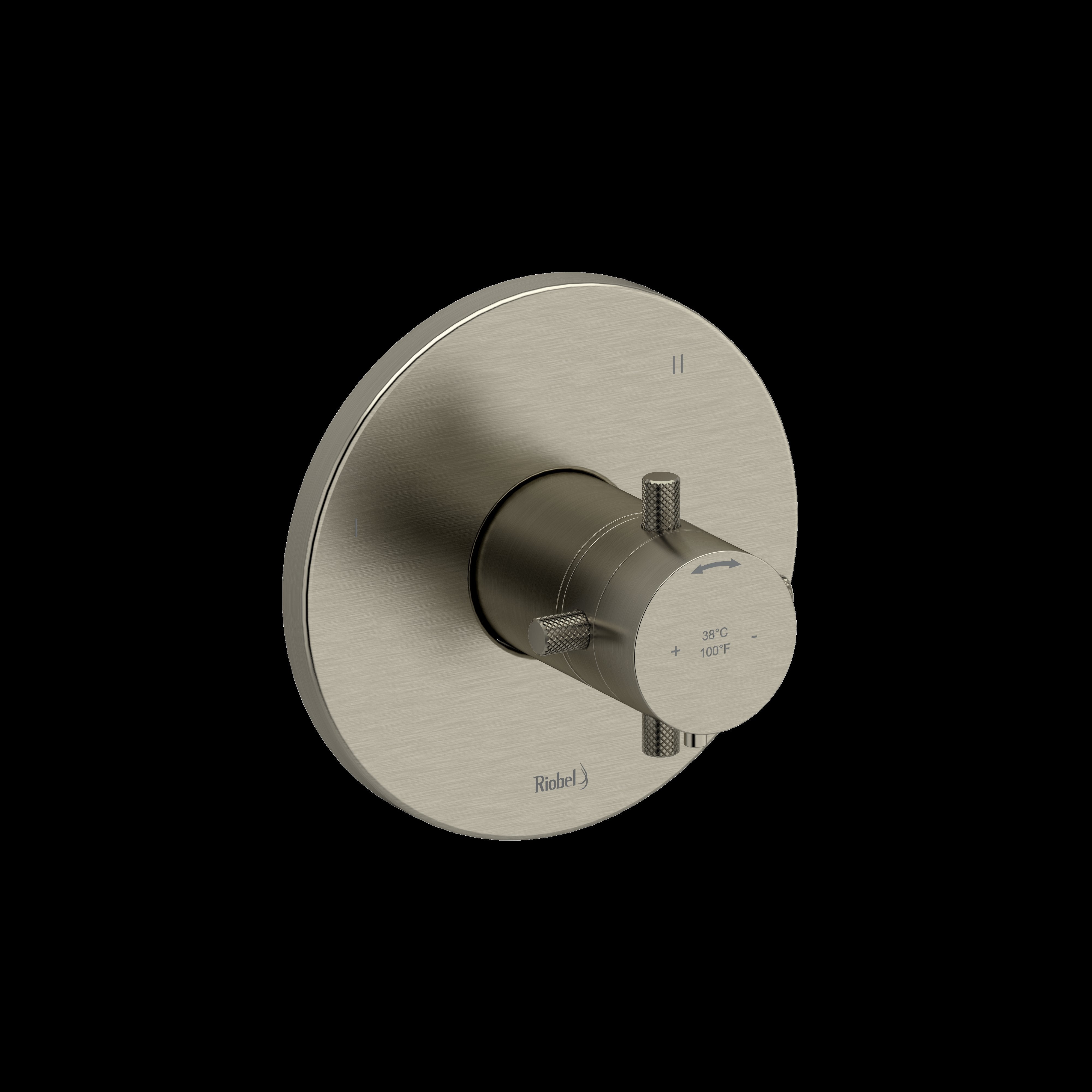 Riobel TRUTM45+KNBN- 3-way Type T/P (thermostatic/pressure balance) coaxial valve trim