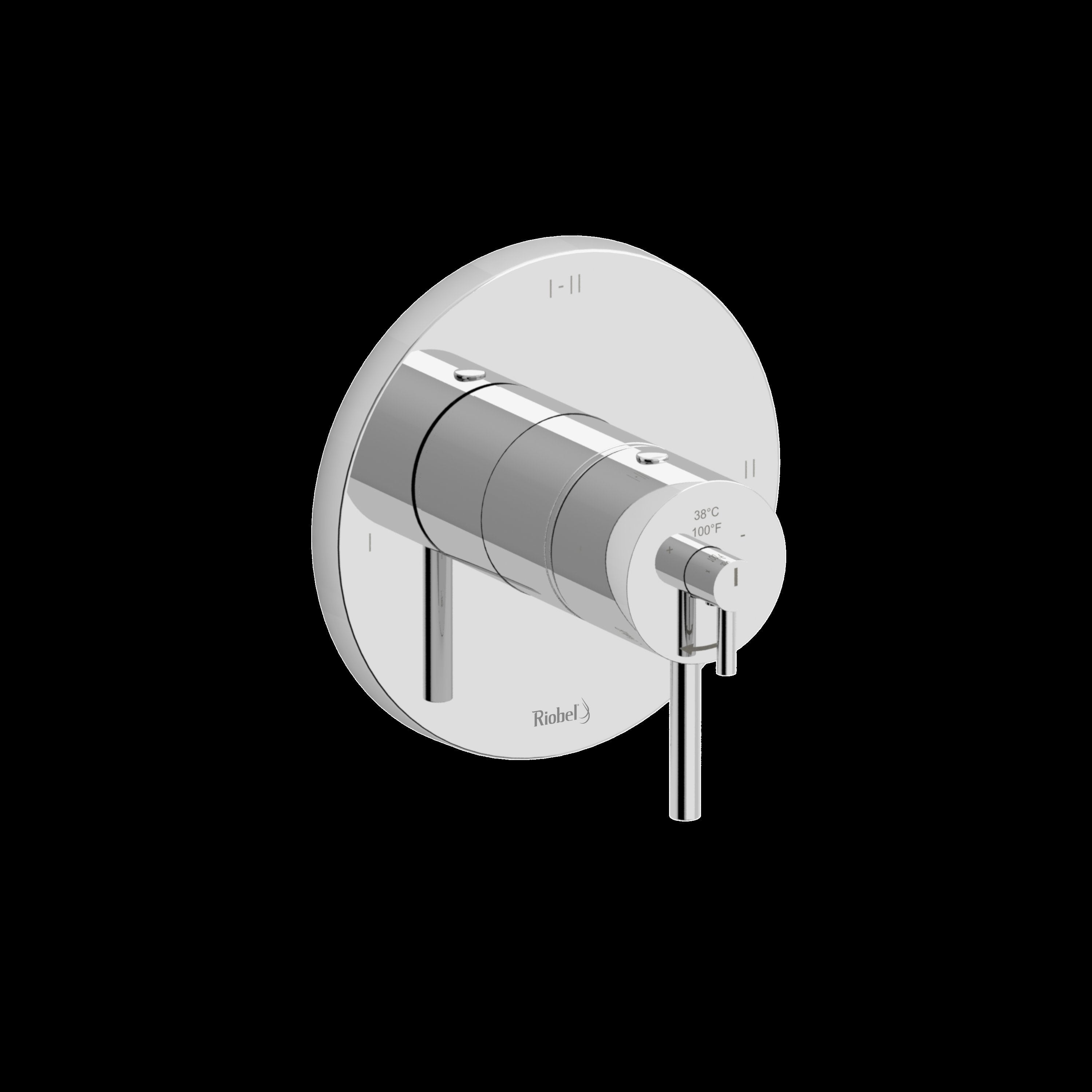 Riobel Pro TCO93C- 2-way Type T/P (thermostatic/pressure balance) coaxial valve trim - FaucetExpress.ca