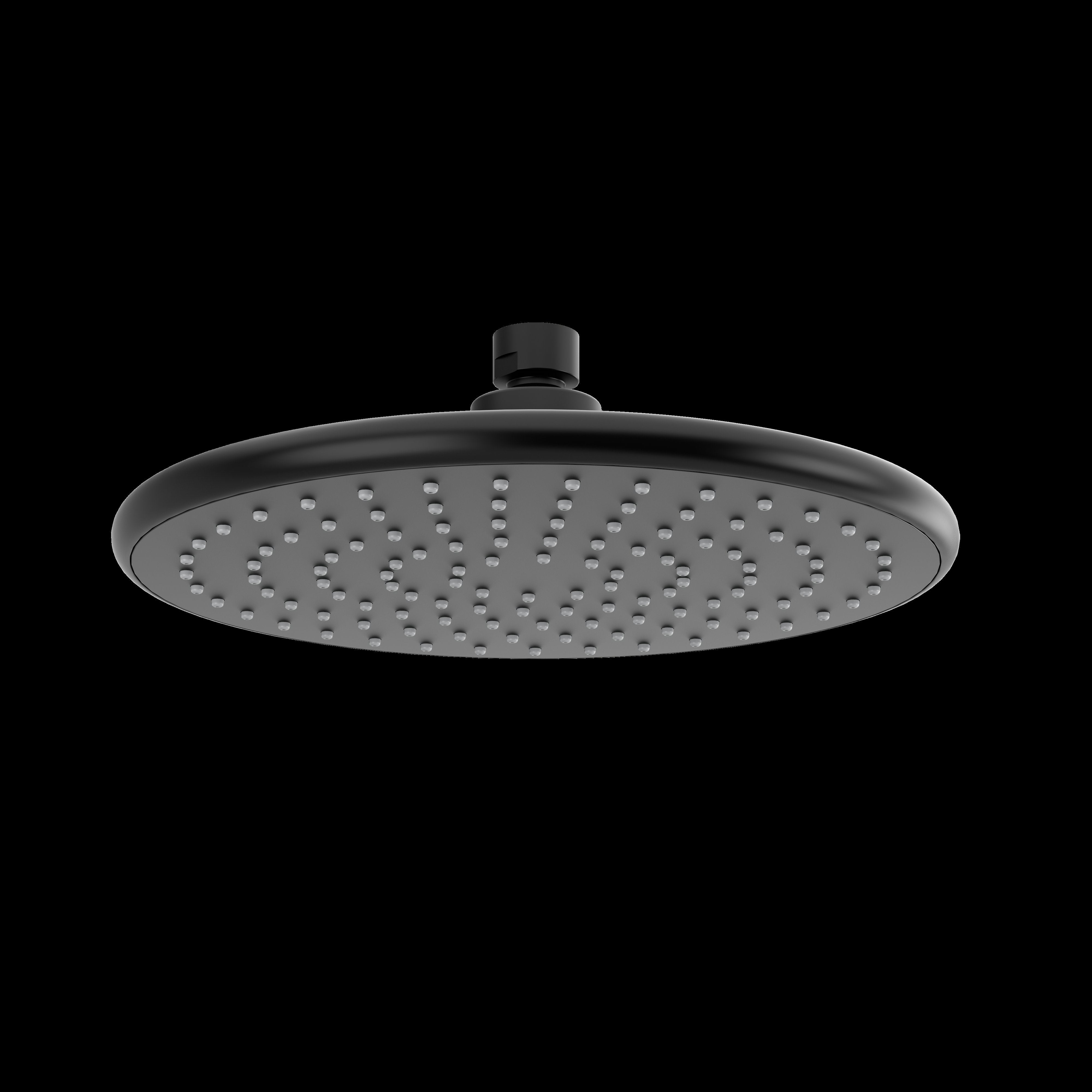 Riobel Pro P428BK- 23 cm (9") shower head - FaucetExpress.ca
