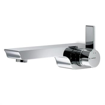 Newform 65732 CH- Libera Wallmount Single Lever Basin Mixer | FaucetExpress.ca