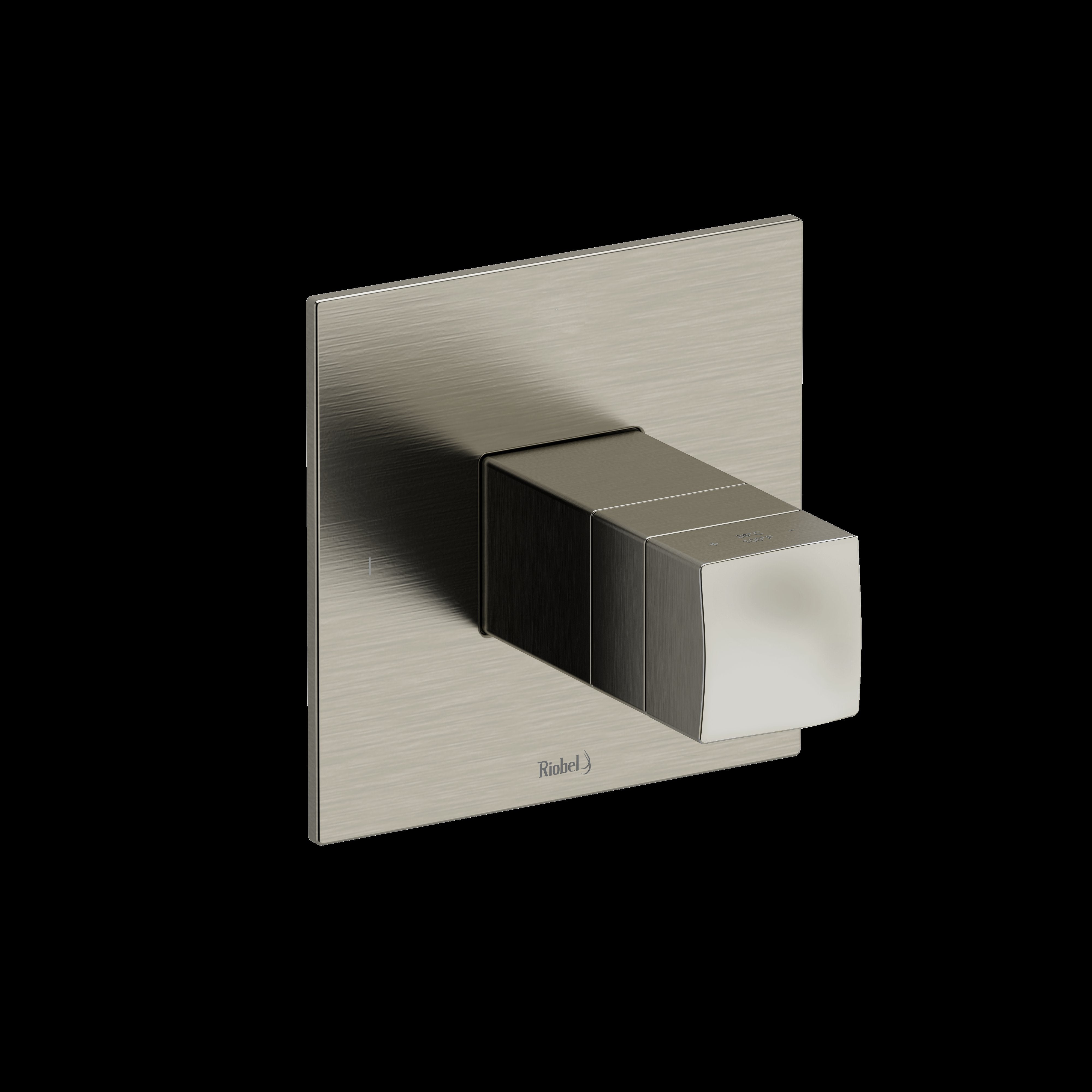 Riobel TRF44BN- 2-way no share Type T/P (thermostatic/pressure balance) coaxial valve trim