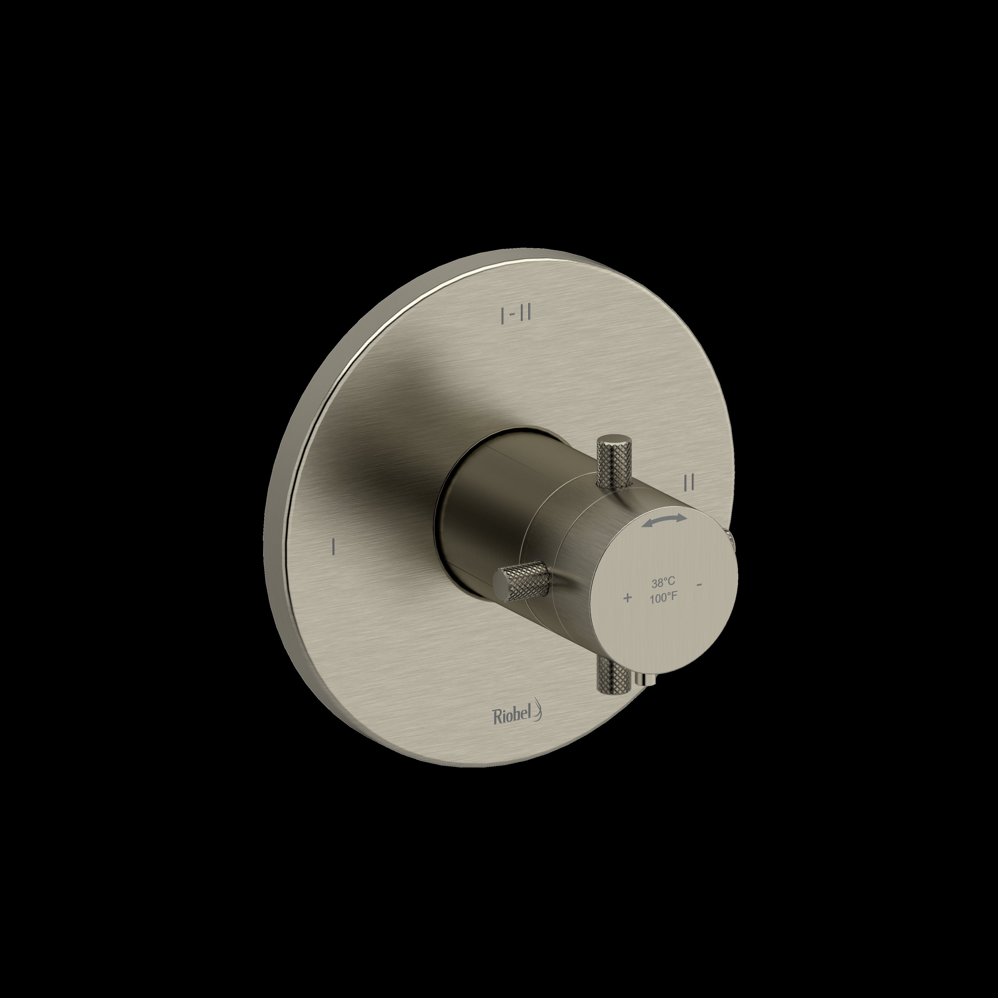 Riobel TRUTM23+KNBN- 2-way Type T/P (thermostatic/pressure balance) coaxial valve trim