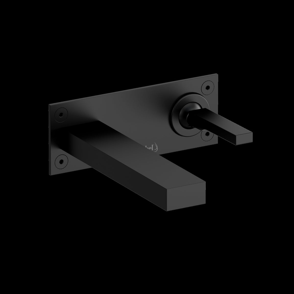 Riobel Pro QA11BK- Wall-mount lavatory faucet - FaucetExpress.ca