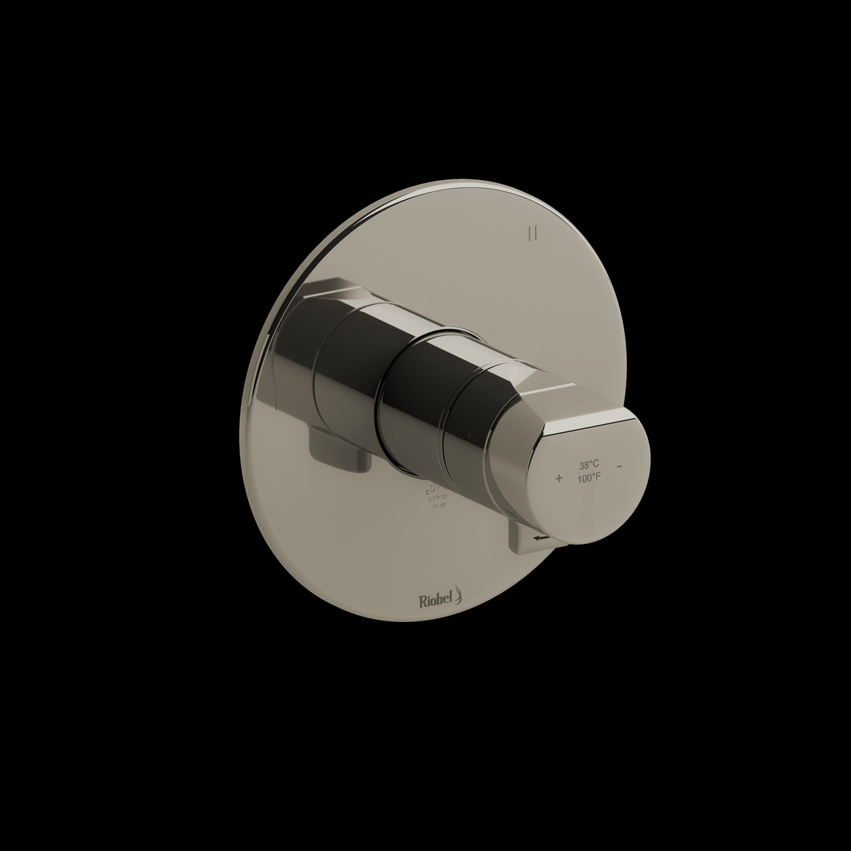 Riobel TPB47PN- 3-way no share Type T/P (thermostatic/pressure balance) coaxial valve trim