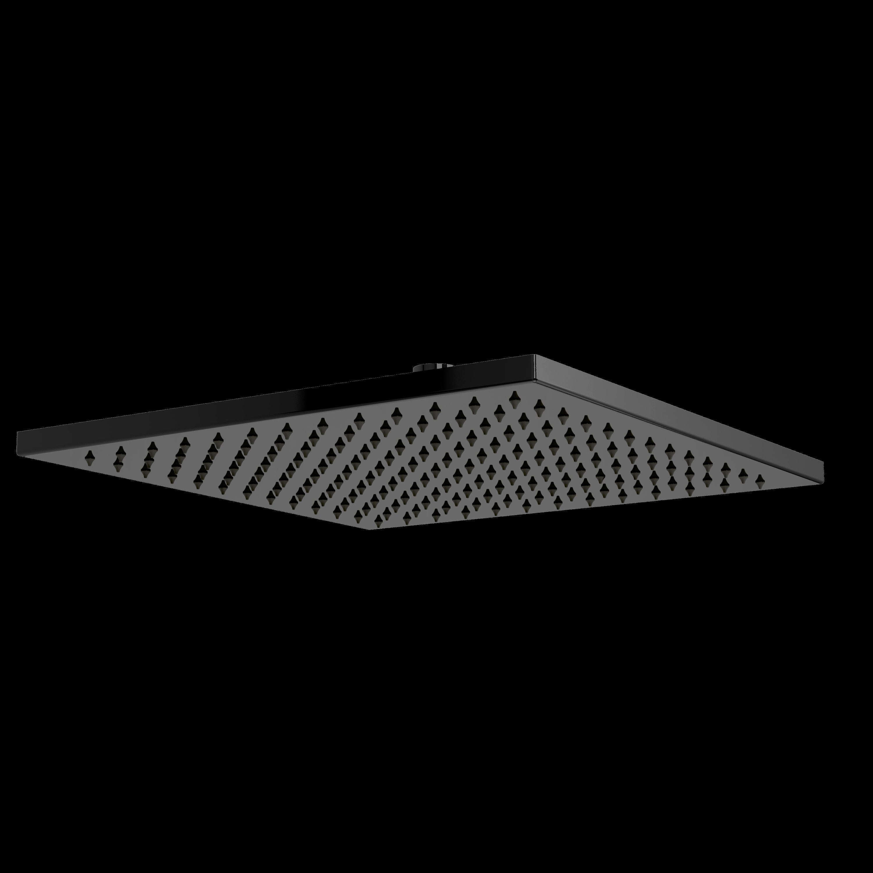 Riobel 492BK- 30 cm (12") shower head