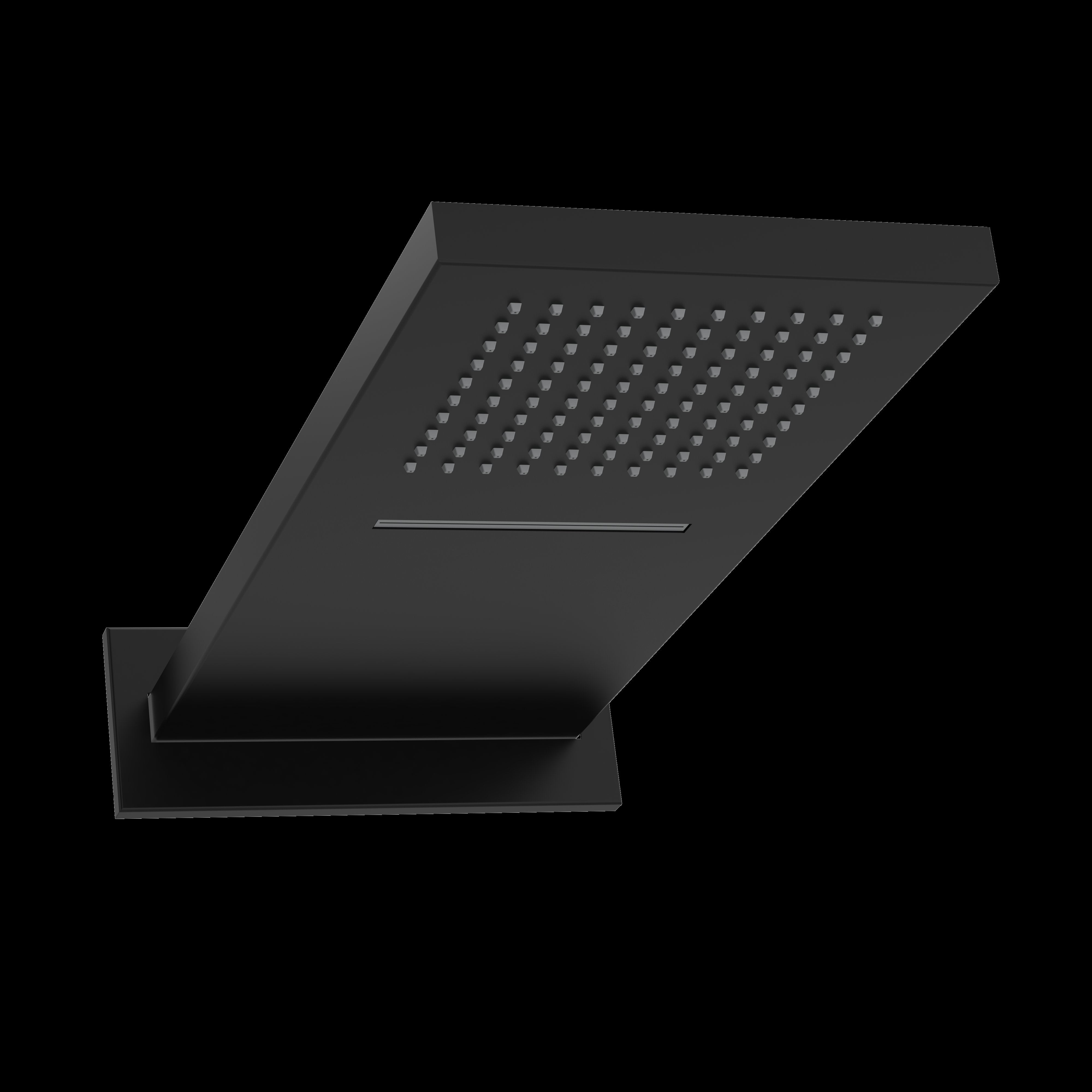 Riobel 404BK- Rain and cascade shower head