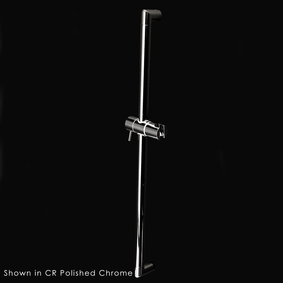 Lacava 0170-CR - Wall-Mount Round Rail With Hook For Handheld Shower Head