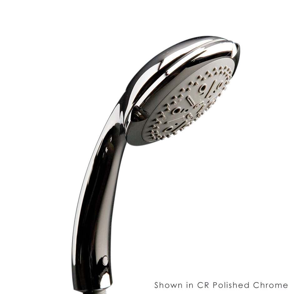 Lacava 0580-CR - Hand-Held Round Shower Head With 59" Flexible Hose, Four Jets.