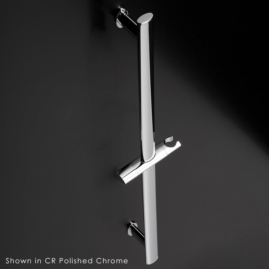 Lacava 0675-CR - Wall-Mount Oval Rail With Hook For Hand-Held Shower Head.