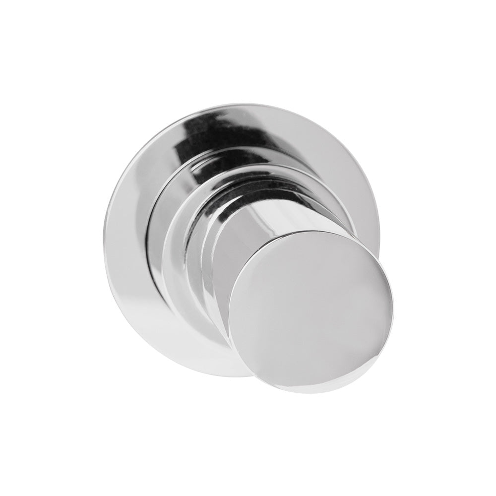 Lacava 12D3.K.R-A-CR - Trim Only - Built-In Single-Lever Mixer With Round Escutcheon, Requires Remote Pressure Balancing Valve For Shower Applications. Water Flow Rate: 4.8 Gpm At 60 Psi.