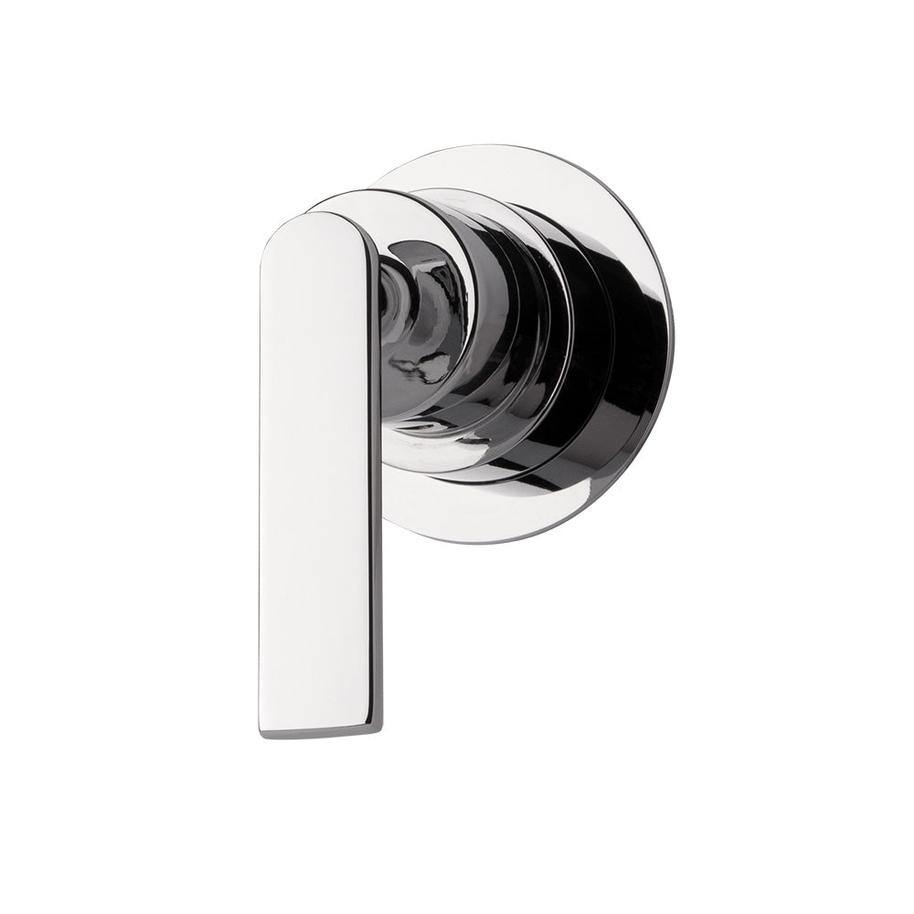 Lacava 12D2.L.R-A-CR - Trim Only - 2- Way Diverter Valve With Lever Handle And Round Backplate. Water Flow Rate: 10 Gpm At 43.5 Psi.