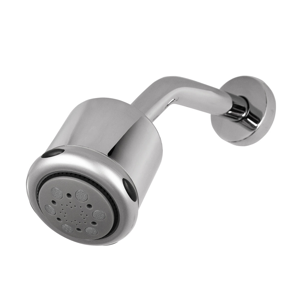 Lacava - Wall-Mount Tilting Round Shower Head, Three Jets. Arm And Flange Sold Separately