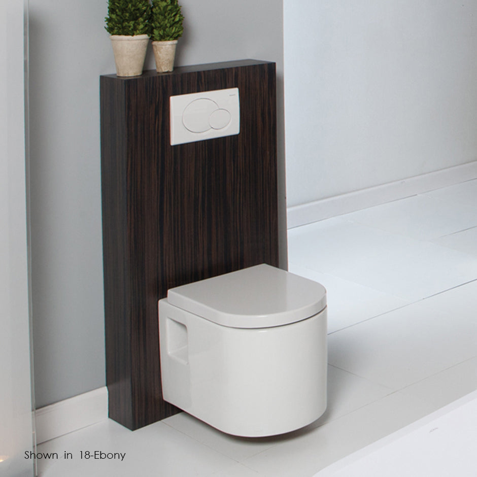 Lacava - Wood Box For Geberit In-Wall Tank & Carrier, Must Be Secured To The Wall. Designed For Toilet # 2958, 4278, 5051Wc And 6058. W: 22 1/2", D: 6 1/2", H: 45"