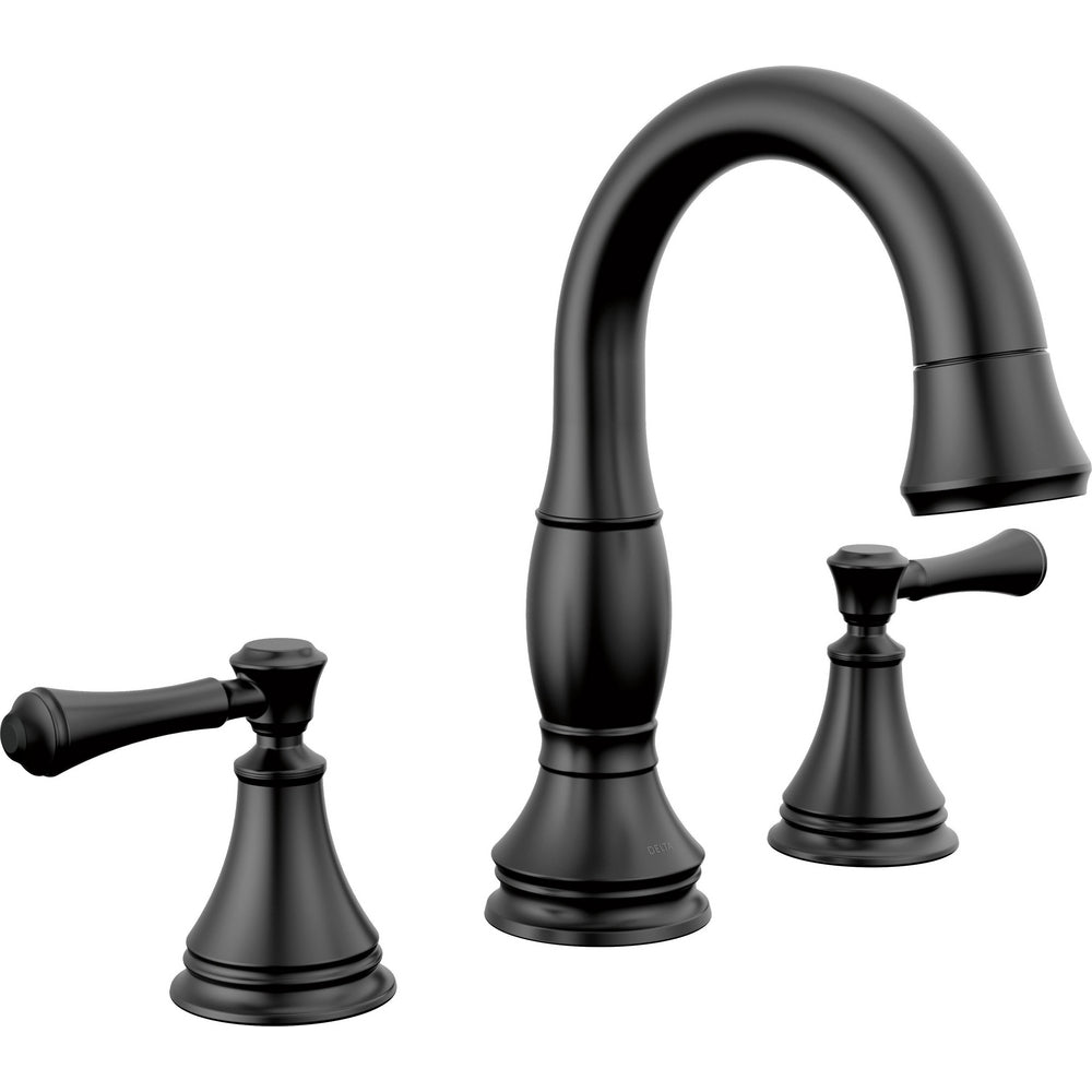 Delta 3597-BLPD-DST - Two Handle Widespread Pull Down Bathroom Faucet