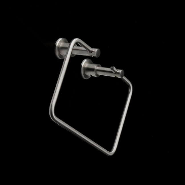Lacava - Wall-Mount Towel Ring Made Of Stainless Steel.W: 7 7/8”D: 7/8”H: 5 7/8”