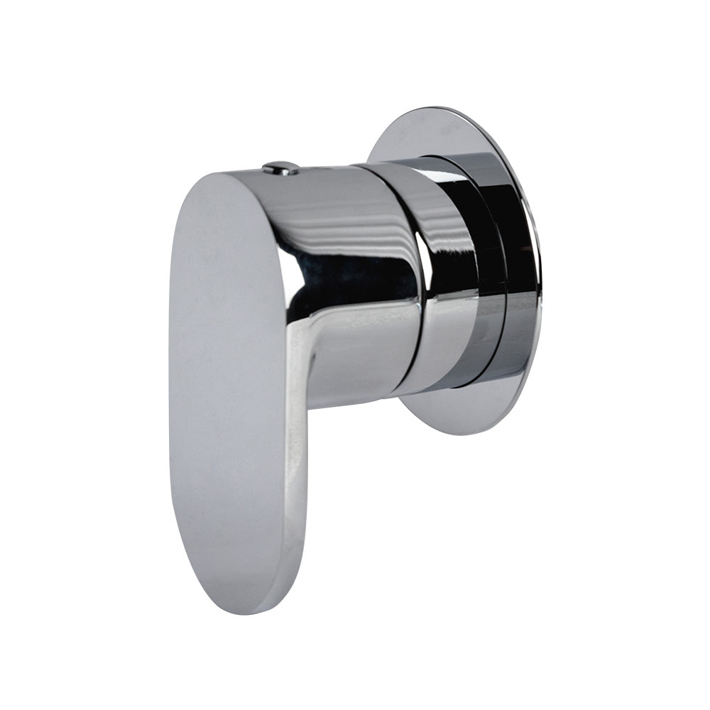 Lacava - Trim Only - 2-Way Diverter Valve Gpm 10 (43.5 Psi) With Round Back Plate And Oval Lever Handle