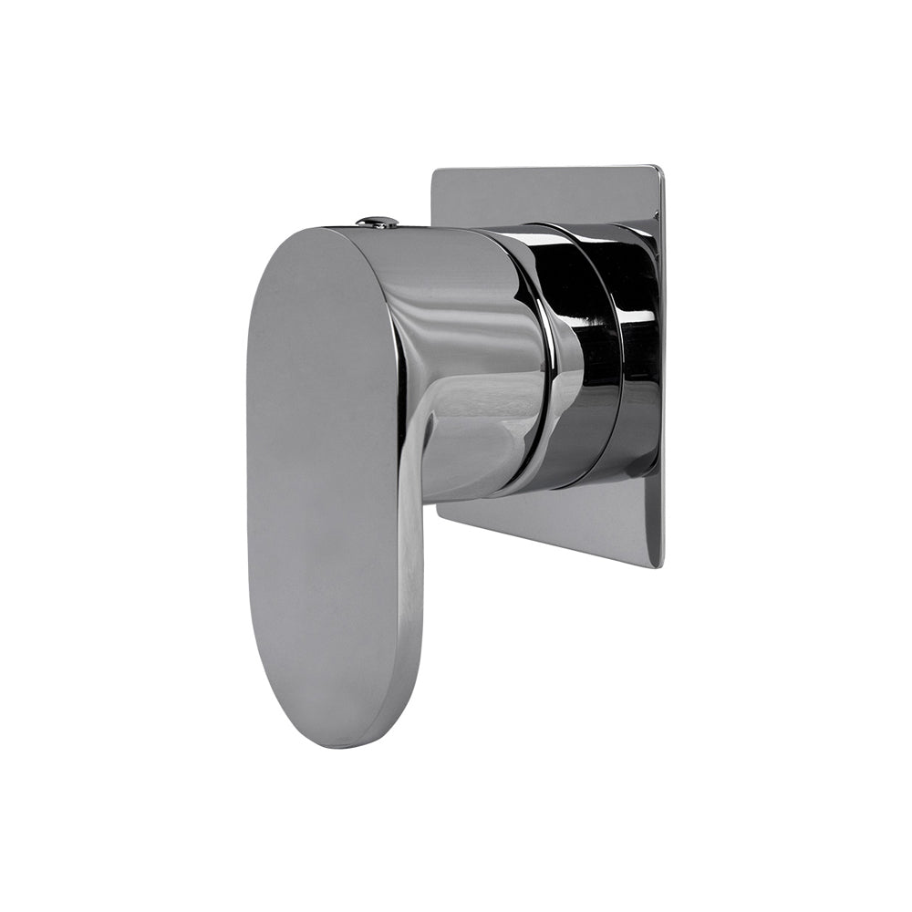 Lacava - Trim Only - Stop Valve Gpm 12 (43.5 Psi) With Square Back Plate And Round Oval Handle