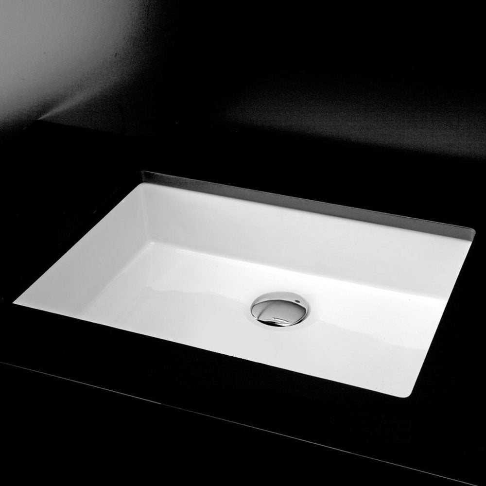 Lacava - Under-Counter Porcelain Bathroom Sink With An Overflow. 19 3/4"W, 14 3/8"D, 5 3/4"H
