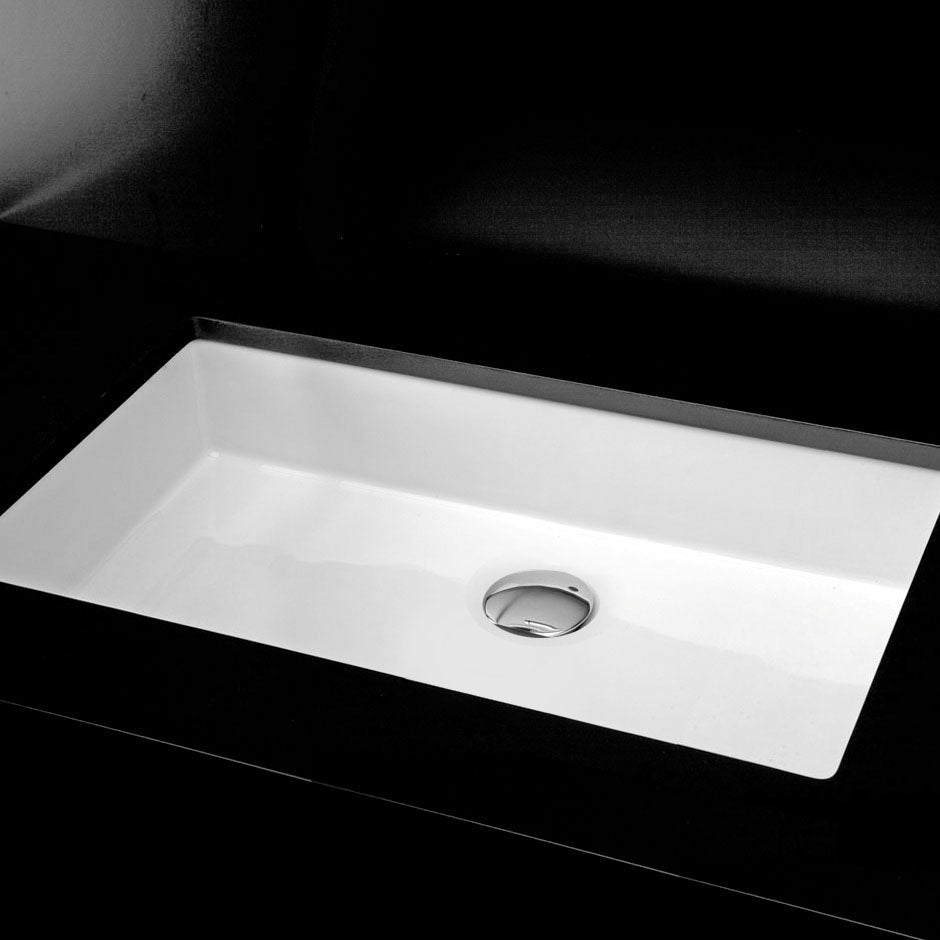 Lacava - Under-Counter Porcelain Bathroom Sink With An Overflow. 28"W, 13 3/4"D, 5 3/4"H
