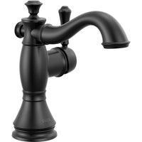 Delta 597LF-BLMPU - Single Hole - Single Handle-4" Plate/Metal Pop-Up