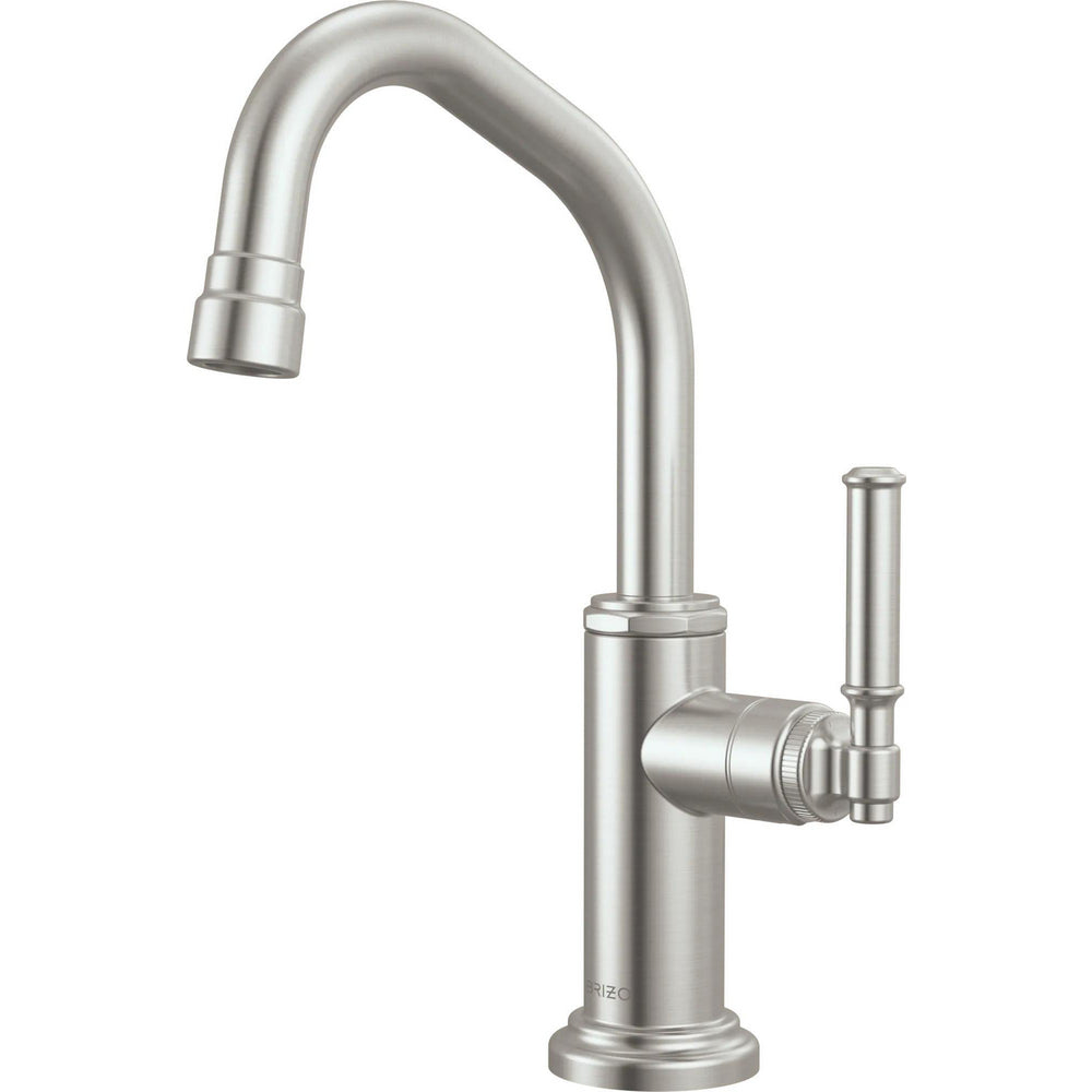 Brizo 61346LF-C-SS - Beverage Faucet With Angled Spout With Lever Handle