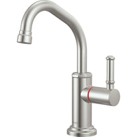 Brizo 61346LF-H-SS - Instant Hot Faucet With Angled Spout And Coin Edge Lever Handle