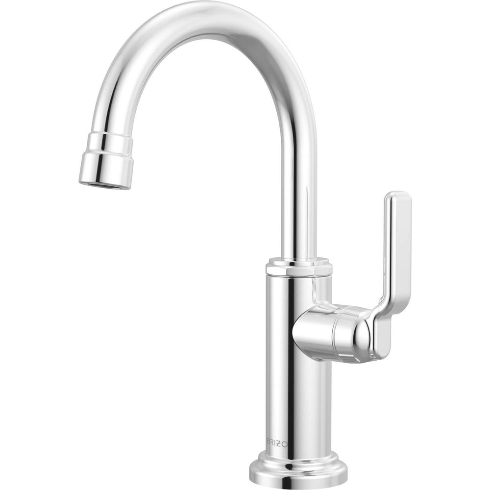 Brizo 61348LF-C-PC - Beverage Faucet With Arc Spout And Industrial Lever Handle