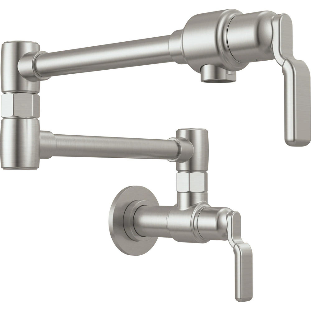 Brizo 62848LF-SS - Wall Mount Pot Filler With Industrial Lever Handle