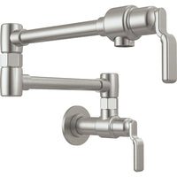 Brizo 62848LF-SS - Wall Mount Pot Filler With Industrial Lever Handle