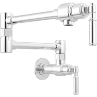 Brizo 62849LF-PC - Wall Mount Pot Filler With Coin Edge Lever Handle