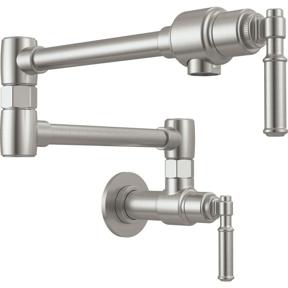 Brizo 62849LF-SS - Wall Mount Pot Filler With Coin Edge Lever Handle