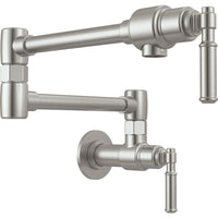Brizo 62849LF-SS - Wall Mount Pot Filler With Coin Edge Lever Handle