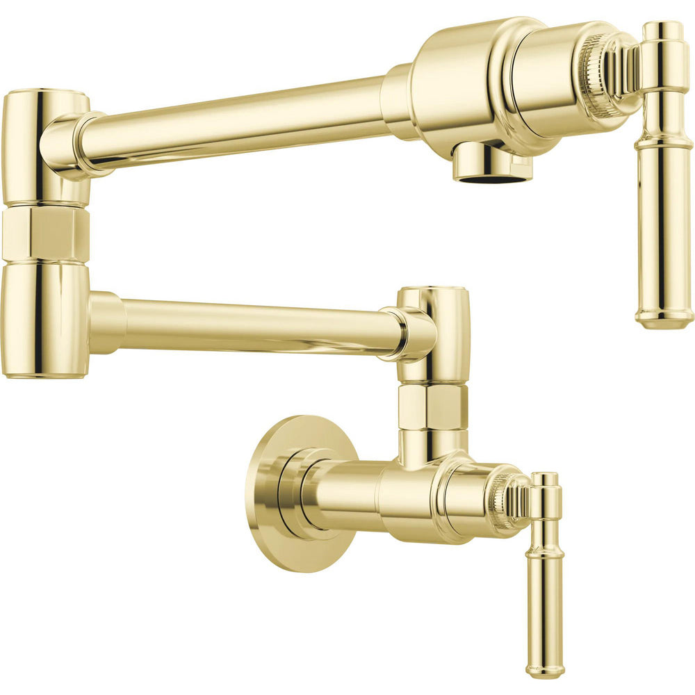 Brizo 62849LF-ULB - Wall Mount Pot Filler With Coin Edge Lever Handle