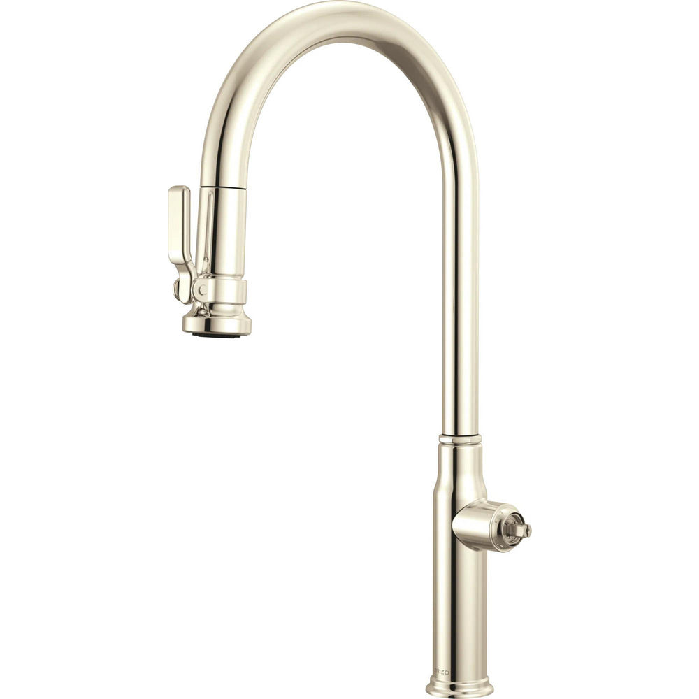 Brizo 63048LF-PNLHP - Pull-Down Faucet With Arc Spout - Less Handle