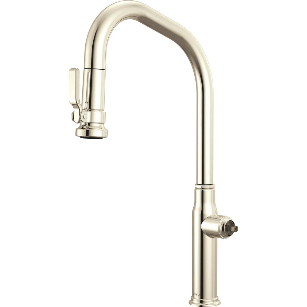 Brizo 63049LF-PNLHP - Pull-Down Faucet With Angled Spout - Less Handle