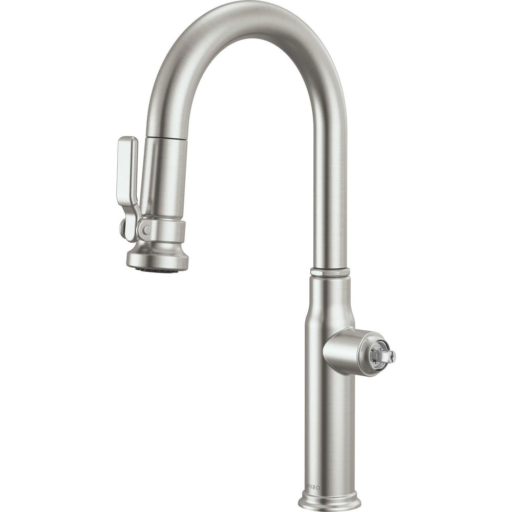 Brizo 63948LF-SSLHP - Pull-Down Prep Faucet With Arc Spout - Less Handle