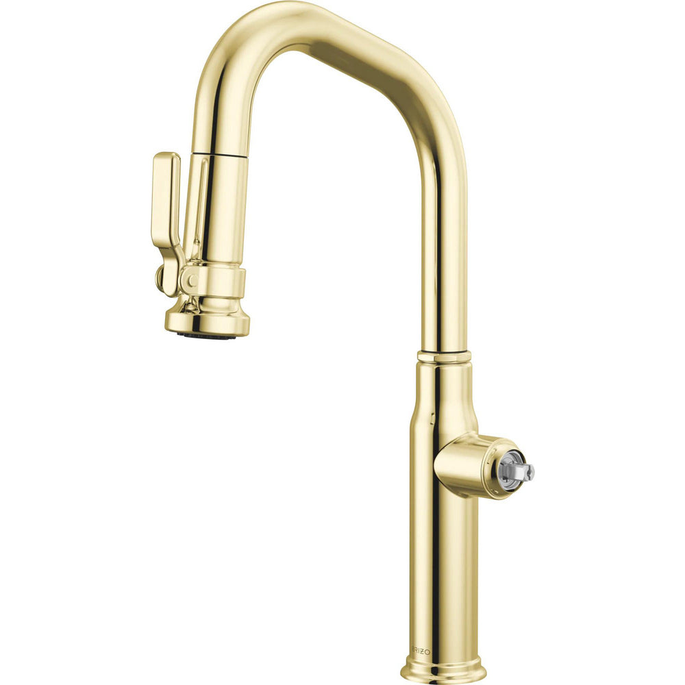 Brizo 63949LF-ULBLHP - Pull-Down Prep Faucet With Angled Spout - Less Handle