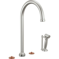 Brizo 641448LF-SSLHP - Smarttouch® Widespread Faucet With Arc Spout And Side Sprayer - Less Handles