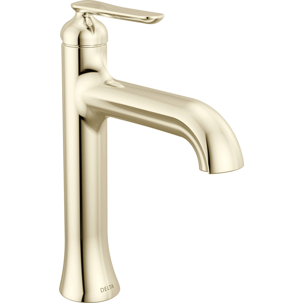 Delta 645-PN-PR-DST - Single Handle Mid-Height Bathroom Faucet