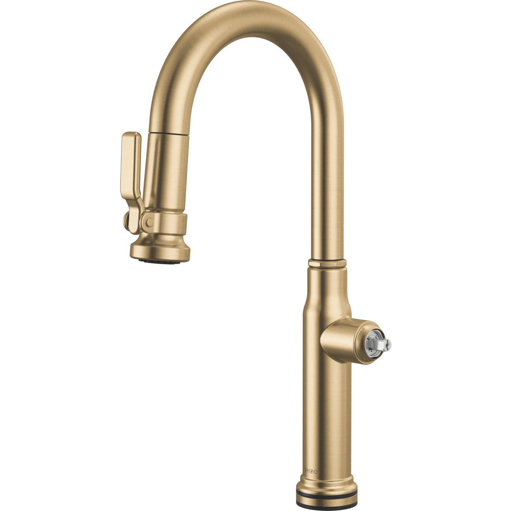 Brizo 64948LF-GLLHP - Smarttouch® Pull-Down Prep Faucet With Arc Spout - Less Handle