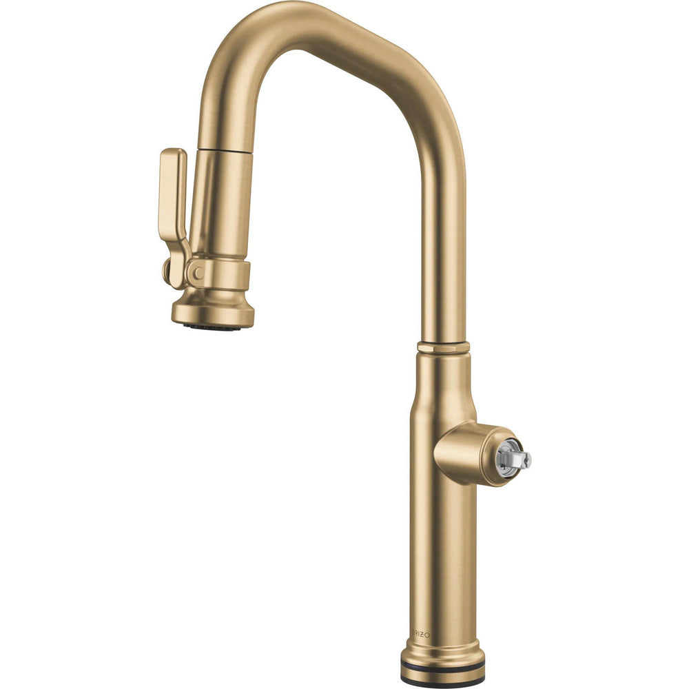 Brizo 64949LF-GLLHP - Smarttouch® Pull-Down Prep Faucet With Angled Spout - Less Handle