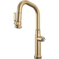 Brizo 64949LF-GLLHP - Smarttouch® Pull-Down Prep Faucet With Angled Spout - Less Handle