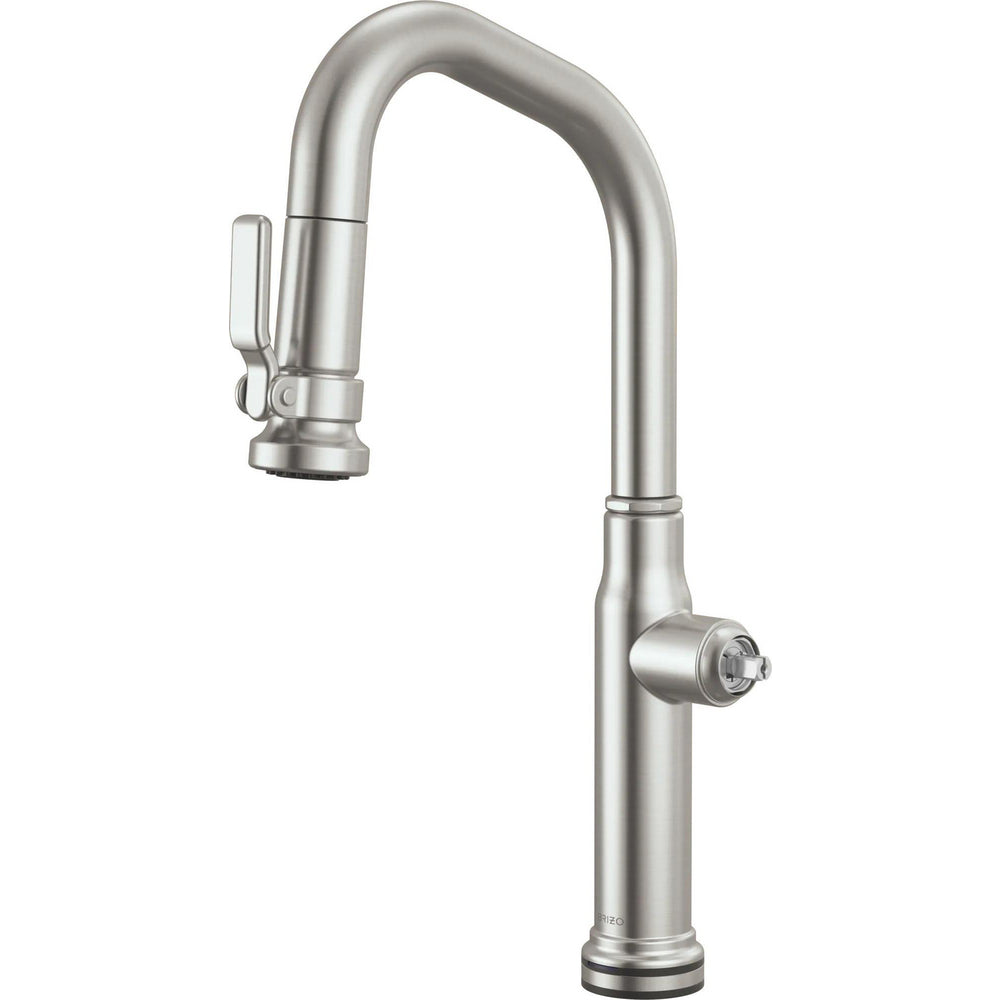 Brizo 64949LF-SSLHP - Smarttouch® Pull-Down Prep Faucet With Angled Spout - Less Handle