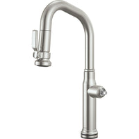 Brizo 64949LF-SSLHP - Smarttouch® Pull-Down Prep Faucet With Angled Spout - Less Handle
