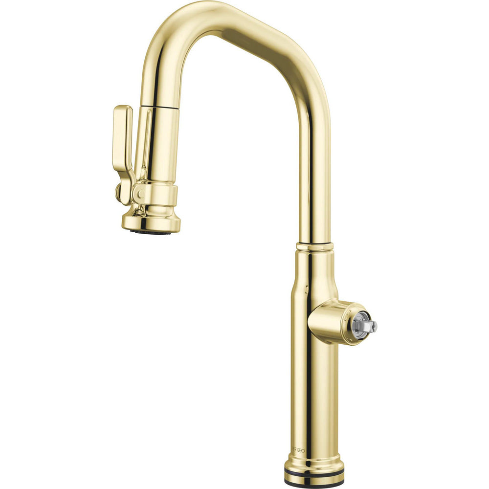 Brizo 64949LF-ULBLHP - Smarttouch® Pull-Down Prep Faucet With Angled Spout - Less Handle