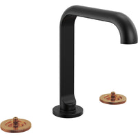 Brizo 653111LF-BLLHP - Widespread Lavatory Faucet With Square Spout - Less Handles